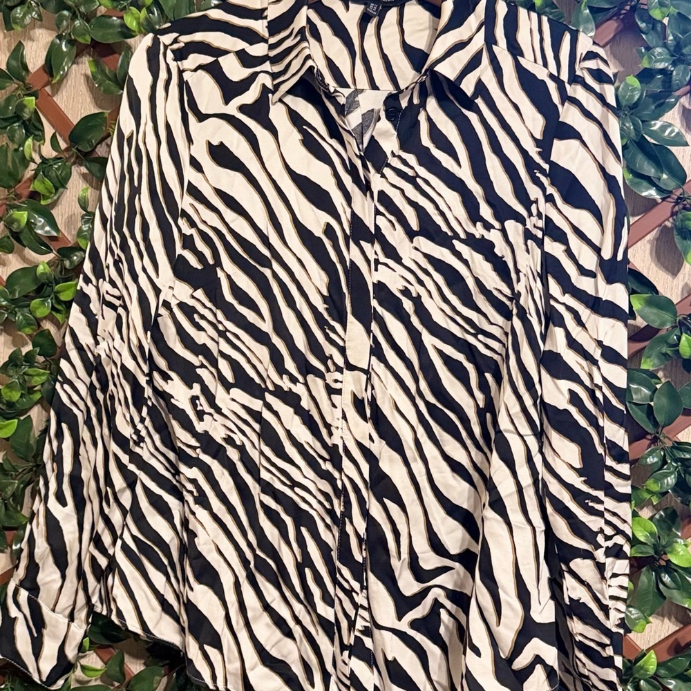 Karen Millen Animal Print Blouse